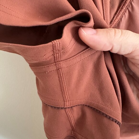 lululemon Square Neck Mesh and Nulu Yoga T-Shirt - Picture 6 of 11